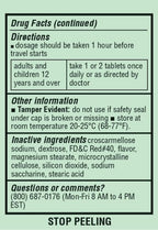 SDA LABORATORIES Meclizine Chewable Tablets, 25mg - Anti-Emetic, Raspberry Flavor - Motion Sickness & Vertigo Relief for Nausea,