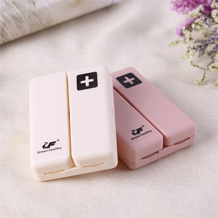 Wopanxye Magnetic Foldable Pill Case, Daily Pill Box Organizer Easy to Open, BPA Free, 7-Day Portable Weekly Vitamin Dispenser R