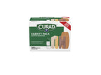 Curad Bulk Variety Pack Assorted Bandages, Flex-Fabric, Waterproof, Plastic, Knuckle, Heavy Duty Bandages (320Count)