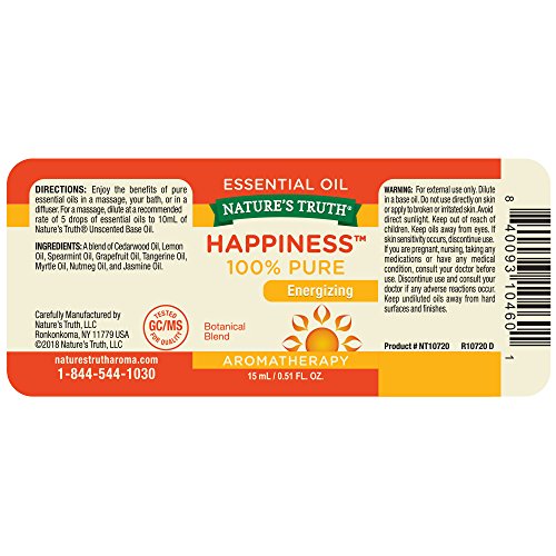 Natures Truth Happiness Essential Oil