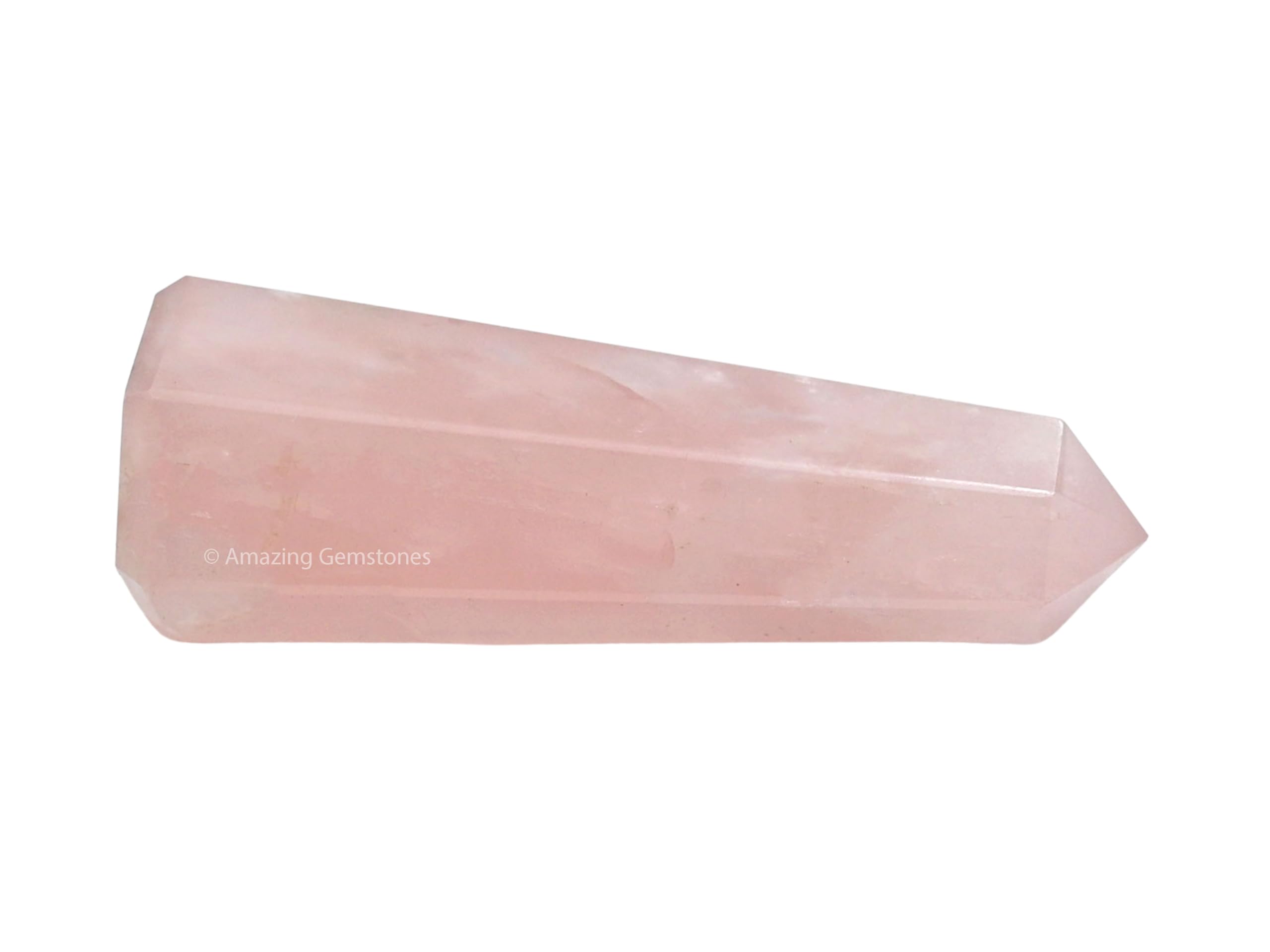 Rose Quartz Crystal Towers ~ Natural Healing Crystal Point Obelisk for Reiki Healing and Crystal Grid (3'' to 4'' INCH)