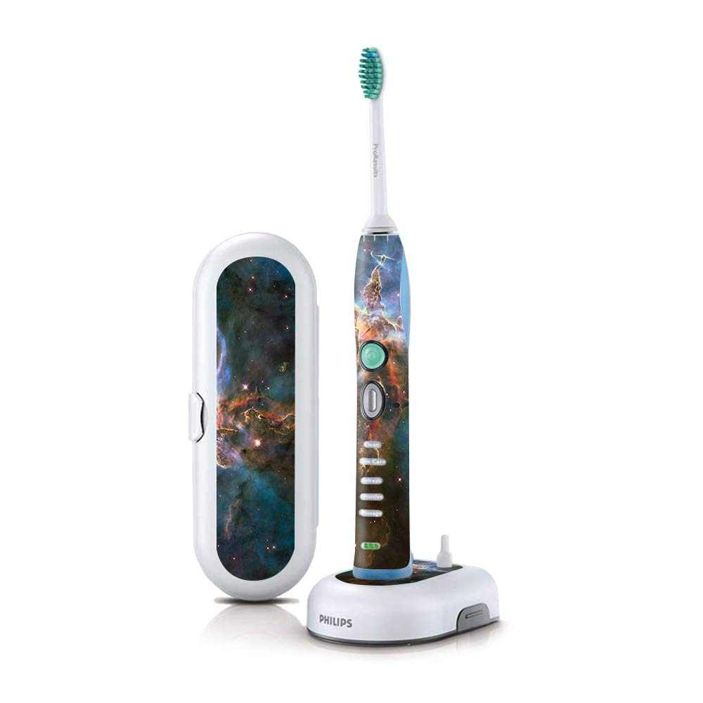 MightySkins Skin Compatible with Philips Sonicare 7 Series FlexCare+ Rechargeable - Eagle Nebula | Protective, Durable, and Uniq