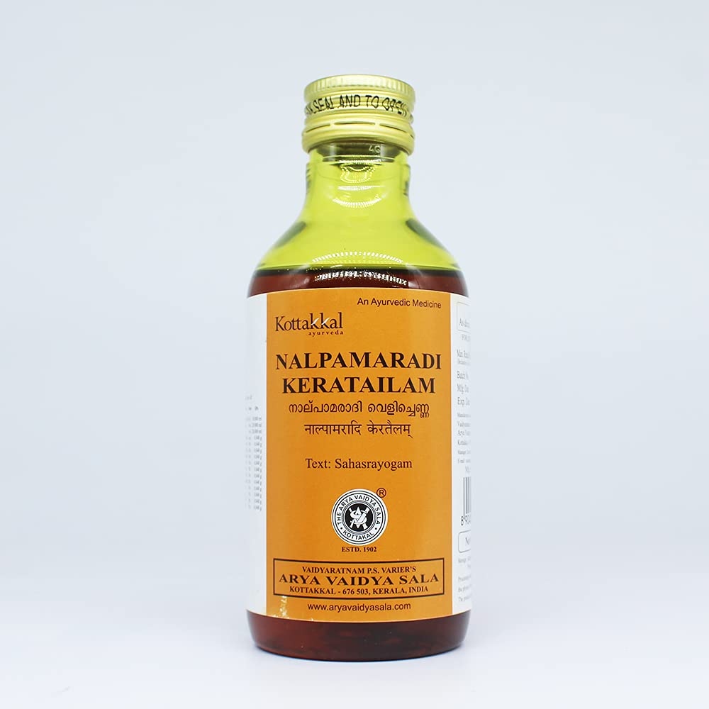 Kottakkal | Nalpamaradi Kera Tailam200Ml (Pack Of 1) | Of Arya Vaidya Sala
