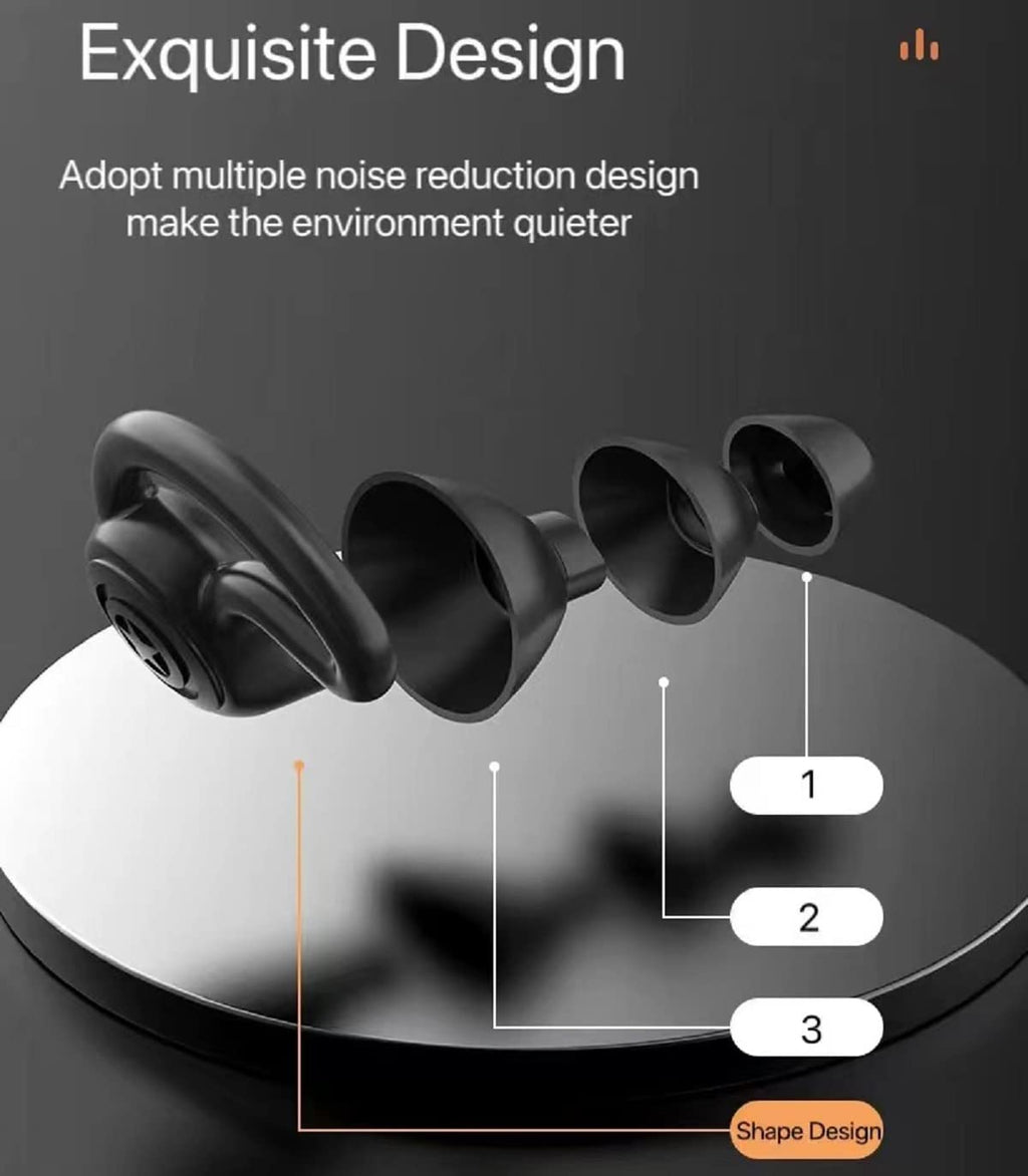 Ear Plugs for Noise Reduction, Ear Plugs for Sleeping Noise Cancelling, Washable Hearing Protection for Work, Travel, Concert, S