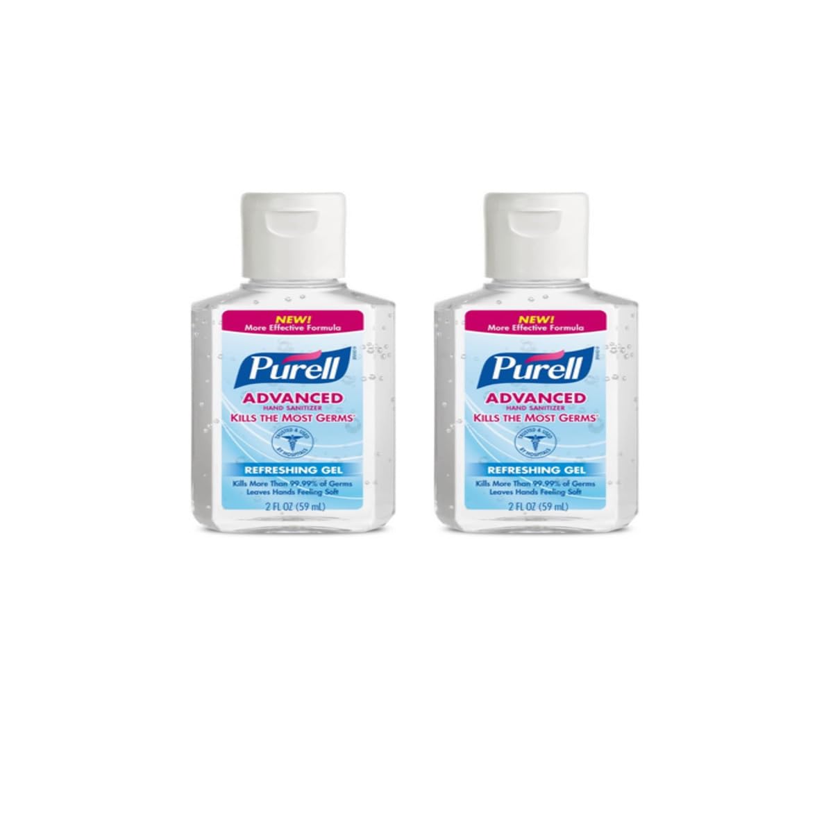 Purell Hand Sanitizer 2 oz (Pack of 2), 2 Fl Oz (Pack of 2)