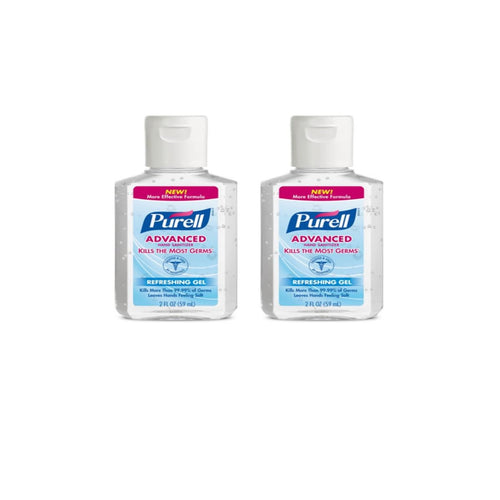 Purell Hand Sanitizer 2 oz (Pack of 2), 2 Fl Oz (Pack of 2)