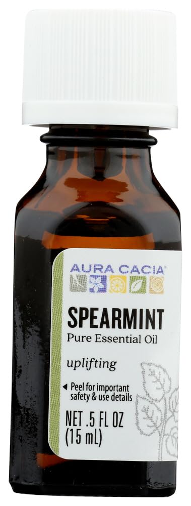 Aura Cacia - Essential Oil Spearmint - 0.5 fl oz