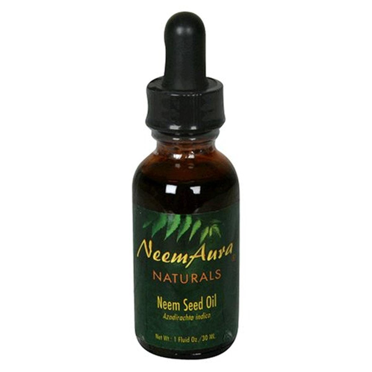 Neemaura Naturals Neem Seed Topical Oil, 1-Ounce (30 Ml), (Pack Of 2)