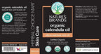 Natures Brands Organic Calendula Carrier Oil by Herbal Choice Mari (3.4 Fl Oz Glass Bottle) - No Toxic Synthetic Chemicals