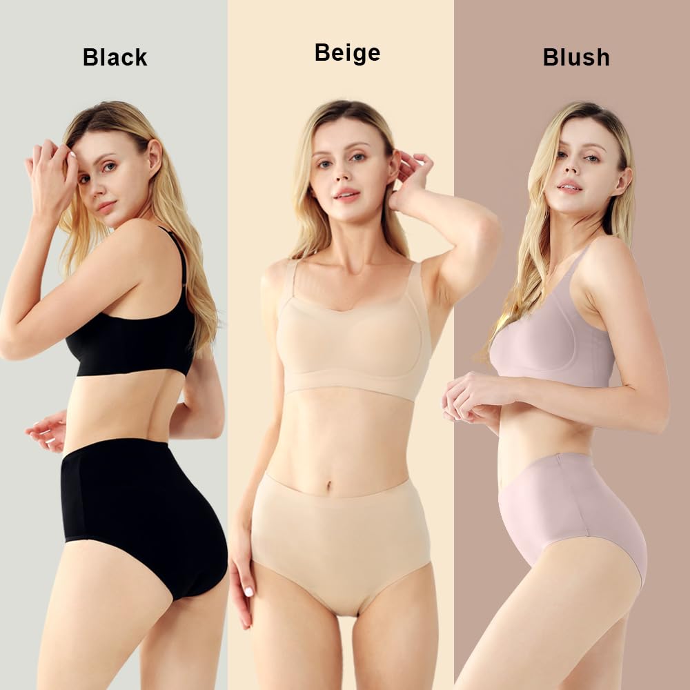 BATTEWA Incontinence Underwear for Women Washable: Seamless, Ultra-Soft, Reusable Bladder Leak Proof Underwear with 50ml Protect