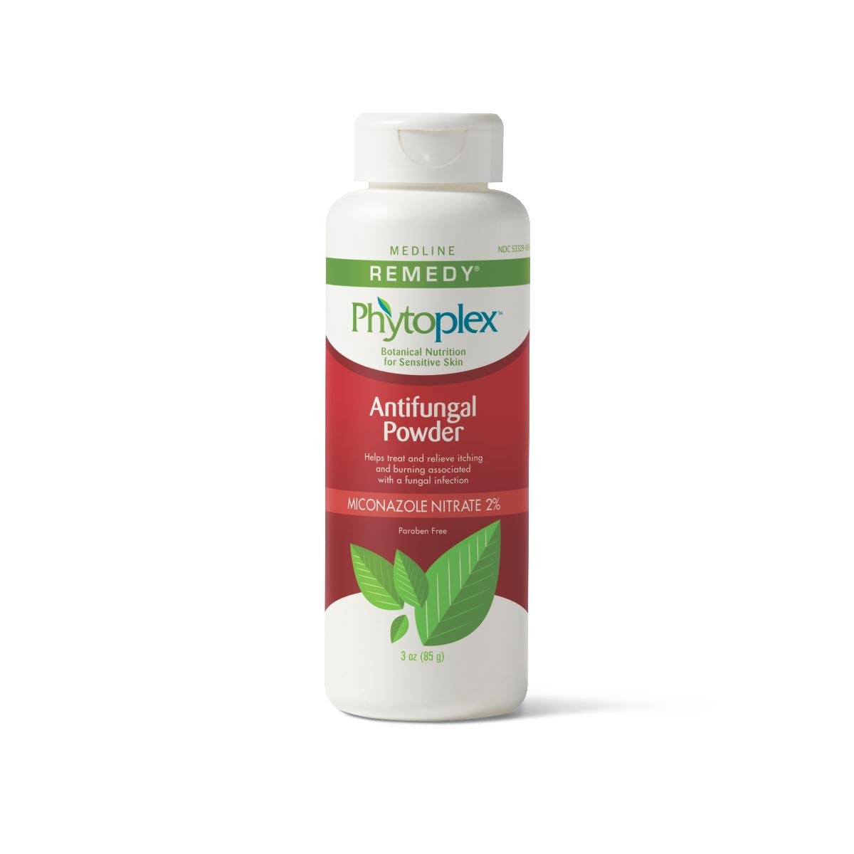 Medline Phytoplex Antifungal Powder, Treats Athletes Foot, Jock Itch & Ringworm, 3oz (12 count)