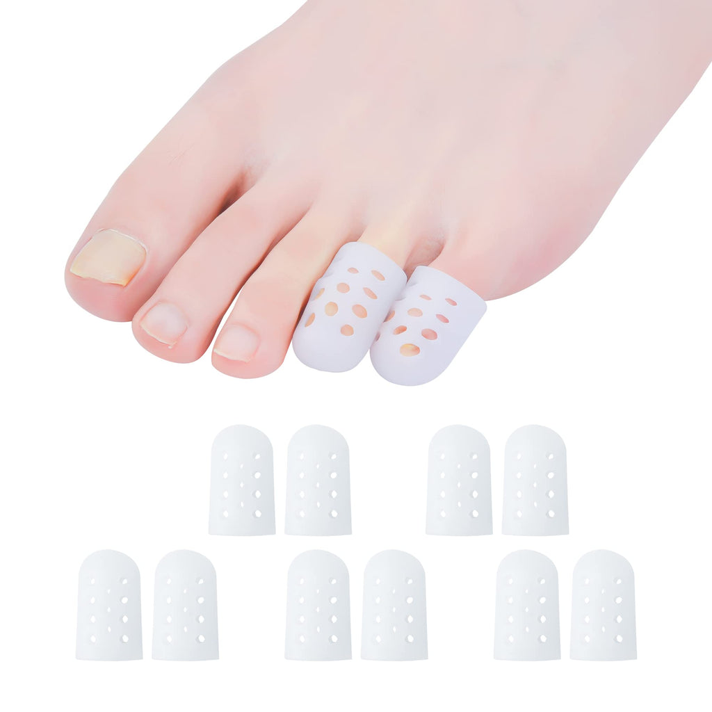 Pinky Toe Protectors, Beige Little Toe Covers Toe Sleeves, Protect Toe By Toe from Rubbing, Ingrown Toenails, Corns, Blisters, H
