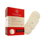GladRags Natural Organic Undyed Cotton Reusable Pantyliner (1-Pack) - 100% GOTS Certified Organic Menstrual Pad, Washable Pantyl