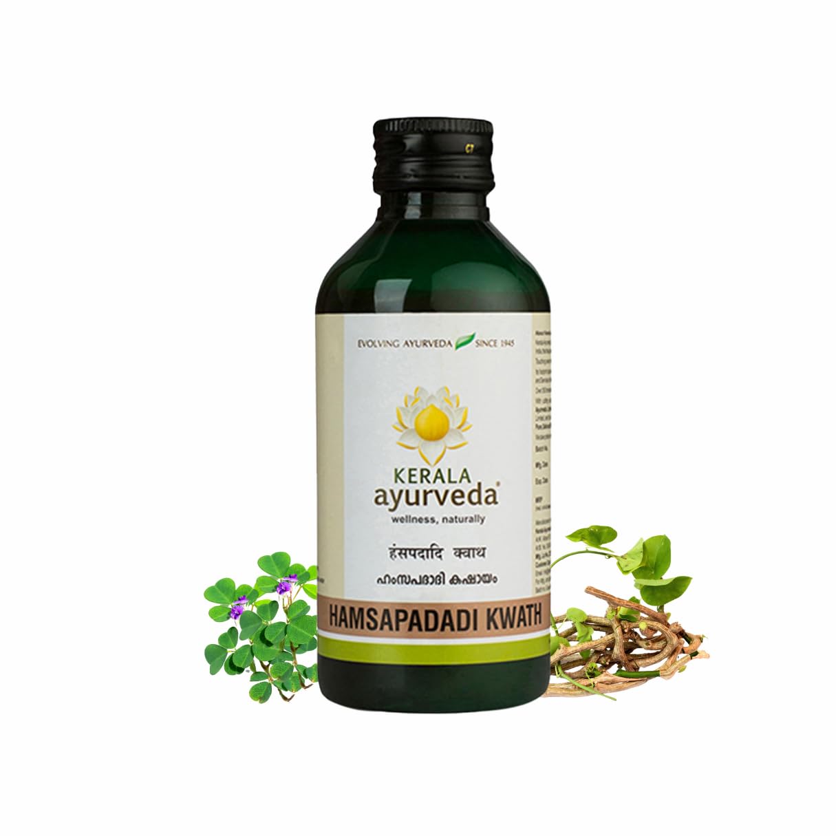 Kerala Ayurveda Hamsapadadi Kwath 200Ml| Herbal Thyroid Care Syrup| Combats Thyroid Dysfunction| Overall Thyroid Wellness| Bette