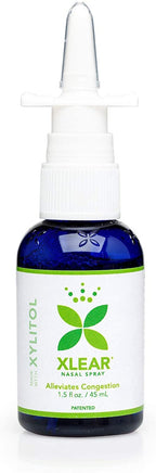 Xlear Nasal Spray, Natural Saline Nasal Spray with Xylitol, Nose Moisturizer for Kids and Adults, 1.5 fl oz (Pack of 12)