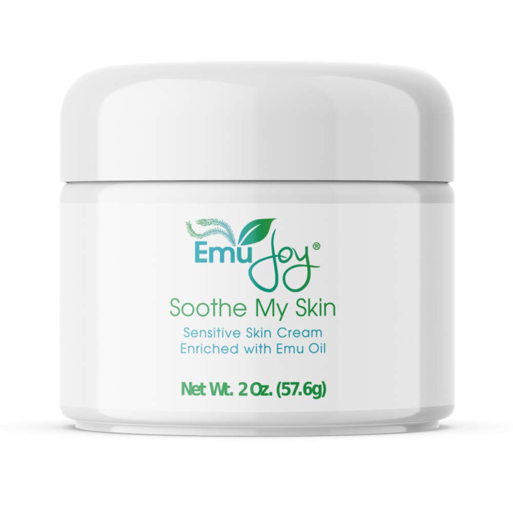 Soothe My Skin Cream for Sensitive Skin - Stocking Stuffers. Eczema Cream Psoriasis Atopic Dermatitis Lichen Sclerosus. Emu Oil 