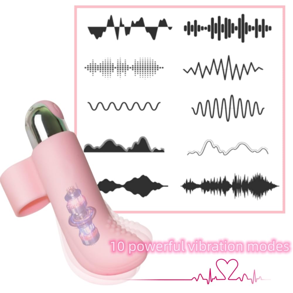 Finger Massage, 10 Vibrations, Waterproof, Rechargeable SDG32FS
