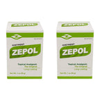 Zepol Original. Topical Ointment for Muscles, Joints, Backache, Sprains, and Strains. 1 oz. Pack of 2