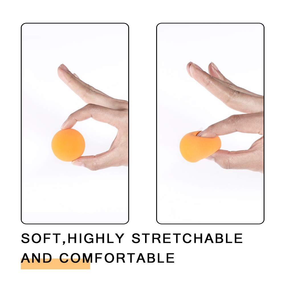 Y.J TAILS Horse Ear Plugs, Equine earplugs, Foam Ball, Block Noise, Soft and Comfortable, Reusable (Orange - 8pcs)