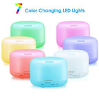 URPOWER Upgraded 500ML Essential Oil Diffuser Humidifiers Ultrasonic Aromatherapy Diffusers with 4 Timer Settings and Waterless