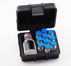 Vial Guard (1 Item) Storage Case for 3ml Vials | Hard Case Holds 10 3ml Vials 30 ml Water - Peptide - GLP1