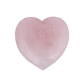 Bingcute Heart Shaped Rose Quartz Puffy Heart Stone 40mm (1.6) for Chakra Energy Healing, Reiki