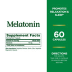 Nature's Bounty Melatonin, 100% Drug-Free Sleep Aid, Dietary Supplement, 10 mg, 60 Count