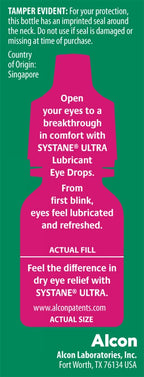 Systane Ultra Lubricant Eye Drops,0.14 Fl Oz (Pack of 1)