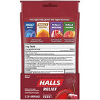 Halls Mentho-lyptus Cough Drops Advanced Vapor Action, Cherry Flavor 40 Drops (Pack of 3)