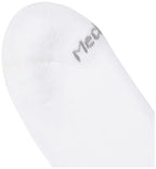 MediPeds mens 8 Pack Diabetic Extra Wide Crew Socks, White, Shoe Size 10-12 US