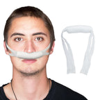 20 PCS Nasal Dressing Holders - Elastic External Nose Mesh Wound Bandage, Nasal Packing Retainers with Cotton Core, Post-Op Supp