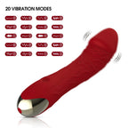 Travel Pocket Bullet Tool Powerful Quiet 20 Modes Mini Stick,Handheld Personal Bullet Massage Rod for Women Portable Silicone Ma