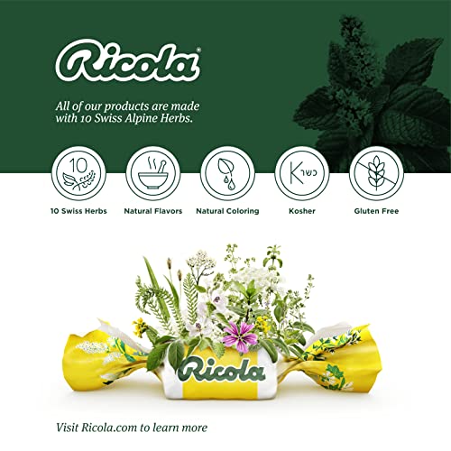 Ricola Berry Medley Oral Anesthetic, 19 Drops per Bag, 4-Pack Bundle