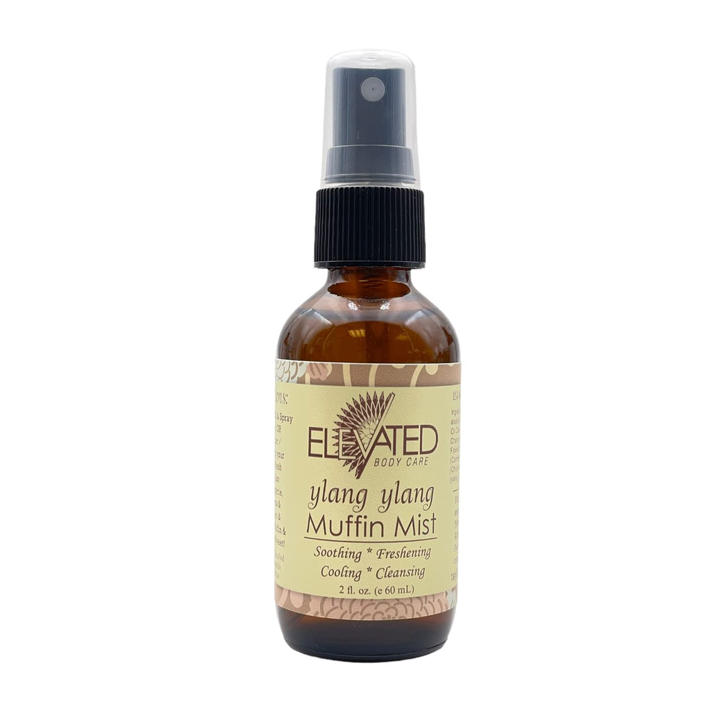 ELEVATED Muffin Mist - Organic Natural Feminine Spray| 5 Scents | Yoni Oil | Vegan | Herbal Infused Oil helps Soothe Vaginal Dry
