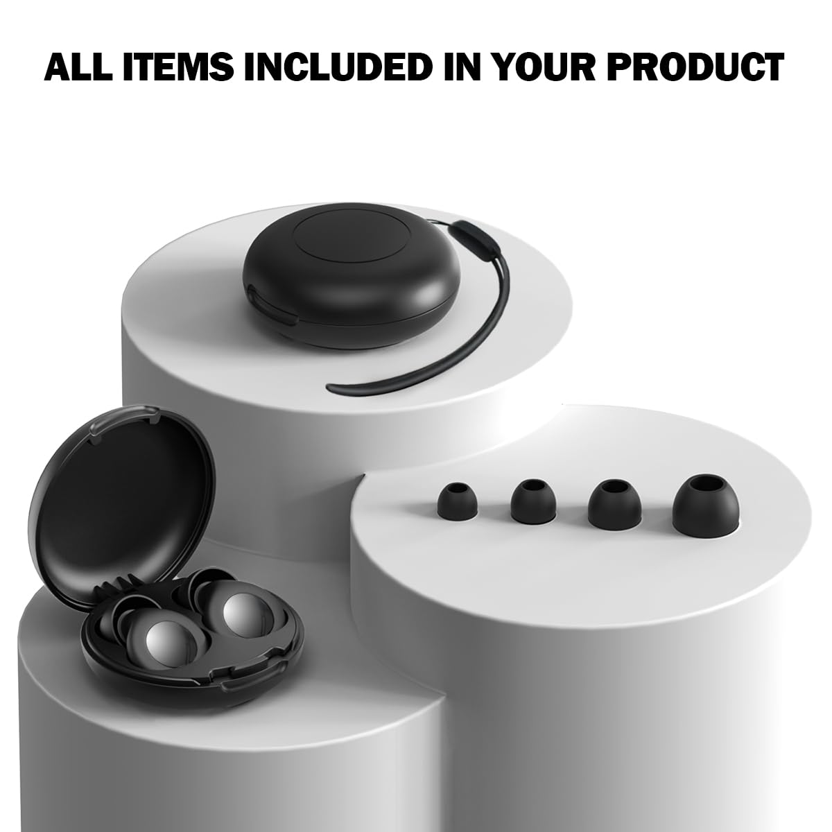Ear Plugs for Sleeping Noise Cancelling,Comfortable Silicone Earplugs for Sleeping Hearing Protection Ear Plugs for Sleep, Focus