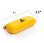 DARIO Diabetes Travel Case Bag - For Glucose Monitor Kit & Other Diabetic Supplies (Small, Yellow)