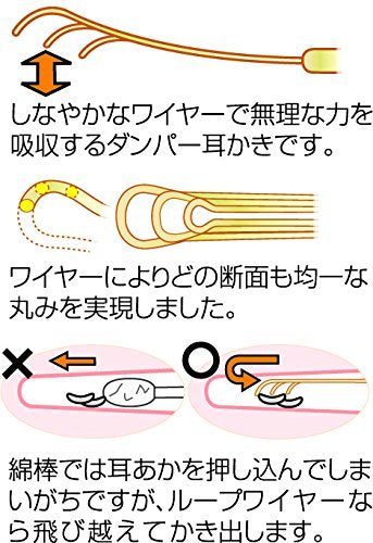 Nonoji refreshing golden Earpick japan be popular