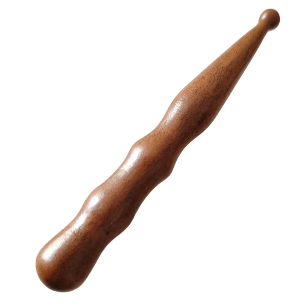 KINTEGOOD Sandalwood Acupoint Massage Pen, Traditional Wooden Acupressure Stick Reflexology Tool for Deep Tissue, Meridian Massa