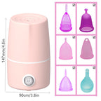Mottery Menstrual Cup Sterilizer Period Cup Steamer Cleaner Machine High Temperature Wash Your Cup 99.9% Dirty 8 Minutes - Femin