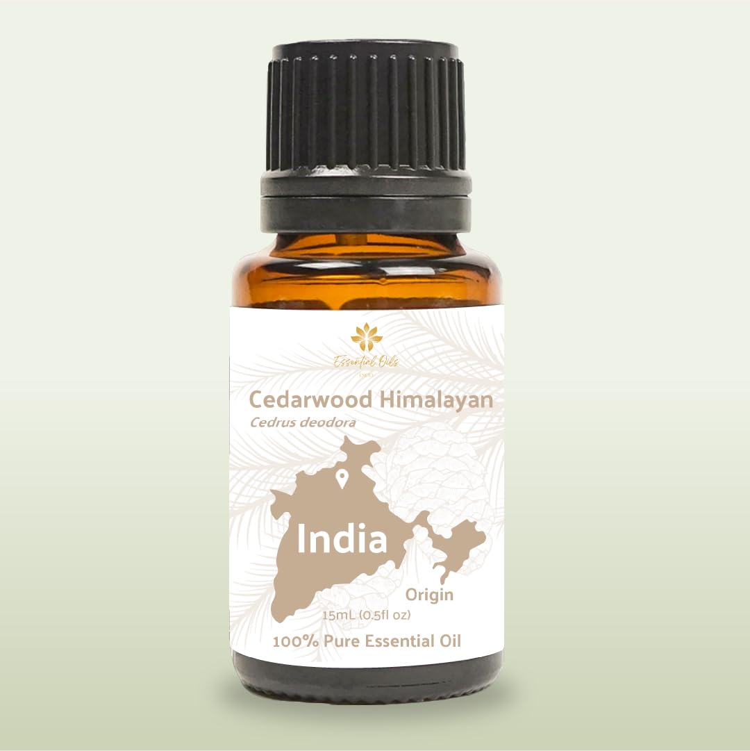 Nature Packaged Cedarwood Essential Oil (Himalayan) - Direct from Hindustan Mint & Agro in India - Essential Oil for Diffusers a
