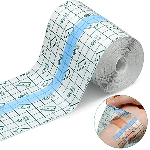 Chidakash Transparent Stretch Adhesive Bandage Clear Waterproof Bandages Dressing Tape For Shower Tattoos (7Cmx10M)