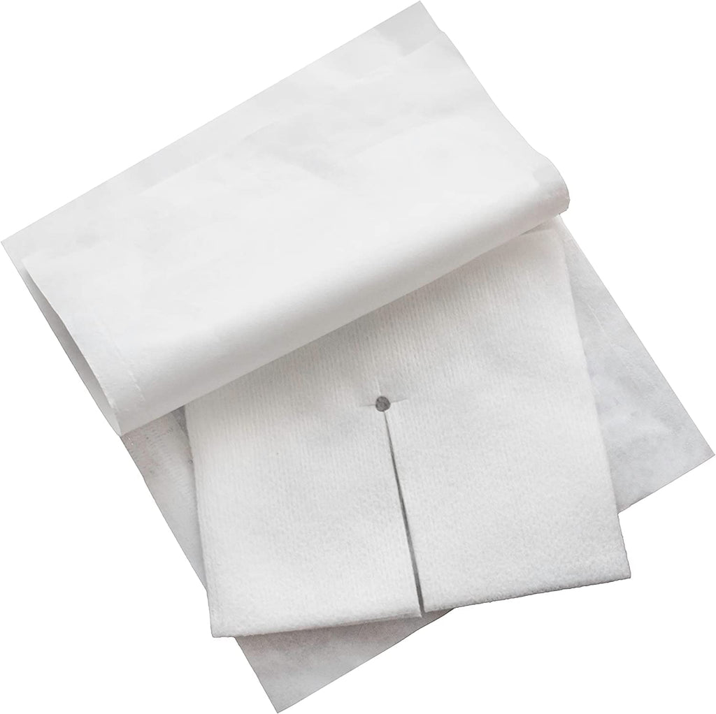 Split Drain Sponge Gauze 2x2 Sterile 6 Ply Pads [Pack of 70] Absorbent Precut 2X2 Non-Woven Slit Bandage for I.V. Tracheostomy -