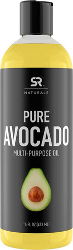 Sports Research Pure Avocado Oil for Hair, Skin, Aromatherapy, Massage & More ~ 100% Natural and Non-GMO Project Verified (16oz)