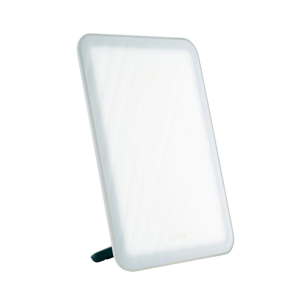 Lumie Vitamin L Light Therapy Lamp - Portable, Slim Design - 10,000 Lux Daylight Lamp - Detachable Stand, Cool White LEDs & Ripp