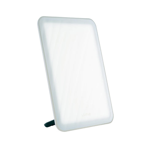 Lumie Vitamin L Light Therapy Lamp - Portable, Slim Design - 10,000 Lux Daylight Lamp - Detachable Stand, Cool White LEDs & Ripp