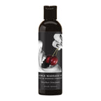 Earthly Body Edible Massage Oil, Cherry - 8 fl. oz. - Hemp Seed, Almond, Grapeseed, Apricot & Vitamin E Oil - Vegan & Cruelty Fr