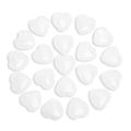 Nvzi Tumbled Polished Natural Quartz Crystals Heart Stones, Crystals and Healing Stones Quartz Bulk for Wicca, Reiki, Healing En