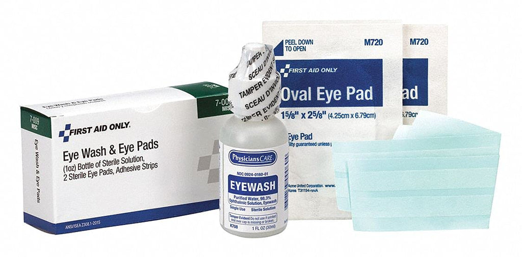Pac-kit 7-009 1-oz. Eye Flush With Pads And Strip- Unit