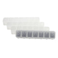 Chef Craft Pill Organizer, Clear, 4-Pack