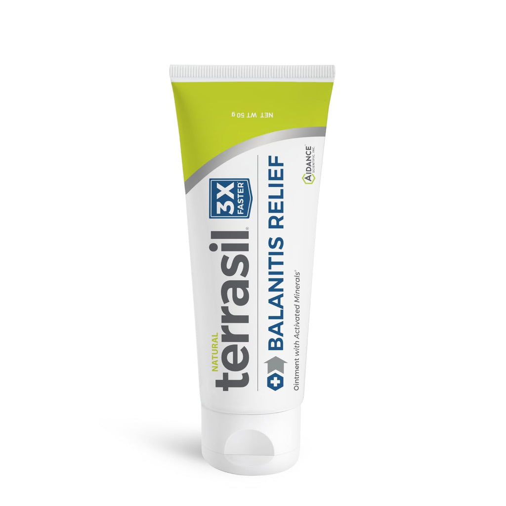 terrasil Balanitis Relief, Balanitis Treatment for Men, Soothing Foreskin Cream for Relief from Symptoms of Irritation, Itch, Re